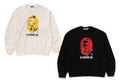 A BATHING APE FLORAL CAMO BY BATHING APE RELAXED FIT CREWNECK SWEAT SHIRT