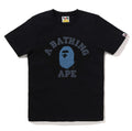 A BATHING APE Ladies' DENIM COLLEGE TEE