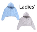 A BATHING APE Ladies' SOLID CAMO JACQUARD ONE POINT CROPPED ZIP HOODIE