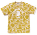 A BATHING APE COLOR CAMO COLLEGE TEE