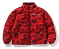 A BATHING APE COLOR CAMO REVERSIBLE DOWN JACKET