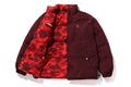 A BATHING APE COLOR CAMO REVERSIBLE DOWN JACKET