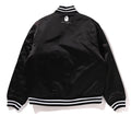 A BATHING APE ONLINE EXCLUSIVE BAPE ONLINE COLLEGE ONE POINT NYLON VARSITY JACKET