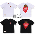 A BATHING APE BAPE KIDS BAPE x EU ( EMOTIONALY UNAVAILABLE ) BABY MILO TEE