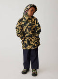 A BATHING APE BAPE KIDS 1ST CAMO SHARK MOUNTAIN JACKET