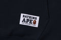 A BATHING APE BASEBALL LOGO RELAXED FIT PULLOVER HOODIE