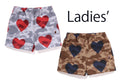 A BATHING APE Ladies' I LOVE BAPE SWEAT SHORTS