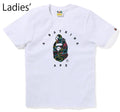 A BATHING APE Ladies' NEON CAMO MILO ON APE HEAD TEE