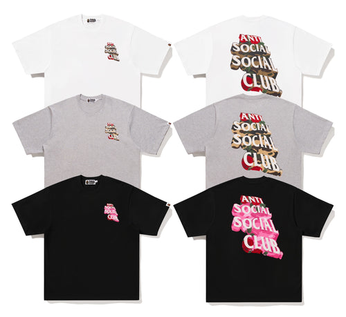 A BATHING APE BAPE x ASSC Anti Social Club TEE #2