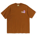 A BATHING APE CURSIVE COLLEGE LOGO RELAXED FIT TEE