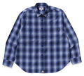 A BATHING APE OMNRE CHECK COLLEGE RELAXED FIT SHIRT