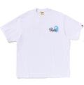 A BATHING APE CURSIVE COLLEGE LOGO RELAXED FIT TEE