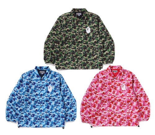 A BATHING APE ABC CAMO COACH JACKET