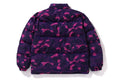 A BATHING APE COLOR CAMO REVERSIBLE DOWN JACKET