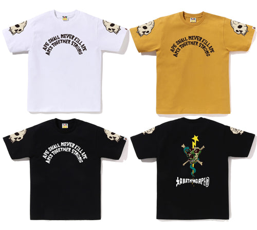 A BATHING APE SOUVENIR SKULL TEE