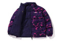 A BATHING APE COLOR CAMO REVERSIBLE DOWN JACKET