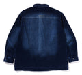 A BATHING APE INDIGO CORDUROY L/S SHIRTS