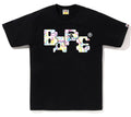 A BATHING APE NEON CAMO 8BIT BAPE LOGO TEE