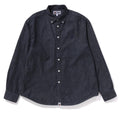 A BATHING APE ONE POINT LIGHT WEIGHT DENIM LS SHIRT