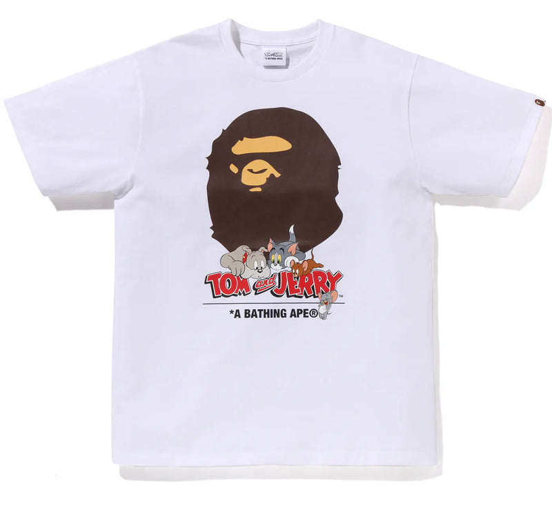 A BATHING APE BAPE x TOM AND JERRY 85TH APE HEAD TEE #2