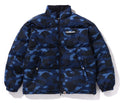 A BATHING APE COLOR CAMO REVERSIBLE DOWN JACKET