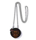 A BATHING APE Ladies' LISA FACE CRYSTAL STONE MINI SHOULDER BAG