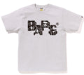 A BATHING APE NEON CAMO 8BIT BAPE LOGO TEE