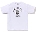 A BATHING APE HEATHER GRAY CAMO COLLEGE TEE