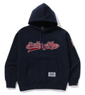 A BATHING APE BASEBALL LOGO RELAXED FIT PULLOVER HOODIE