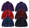 A BATHING APE COLOR CAMO REVERSIBLE DOWN JACKET