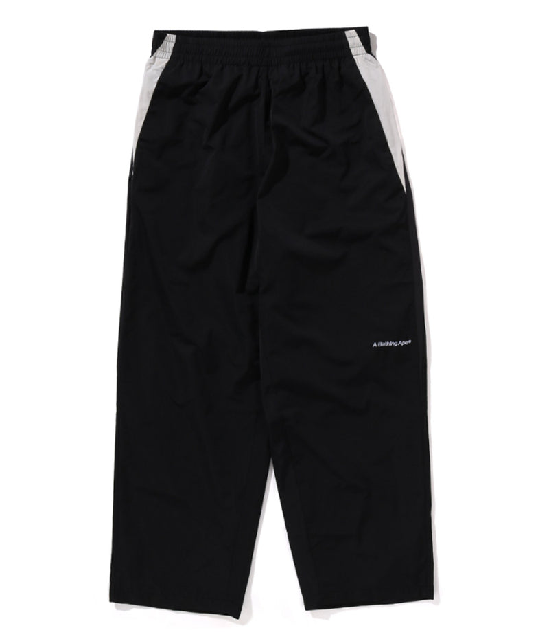 A BATHING APE NYLON LOOSE FIT TRACK PANTS