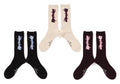 A BATHING APE MULTI LOGO LONG SOCKS