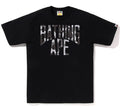 A BATHING APE HEATHER GRAY CAMO BATHING APE TEE