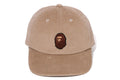 A BATHING APE APE HEAD CORDUROY CAP