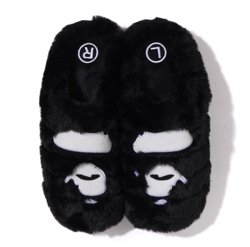 A BATHING APE BAPE x SUBU APE HEAD PUFFER SANDALS w/ POUCH