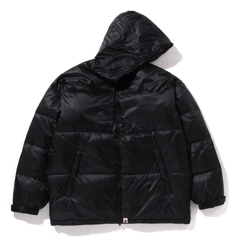 A BATHING APE SHARK RELAXED FIT DOWN JACKET