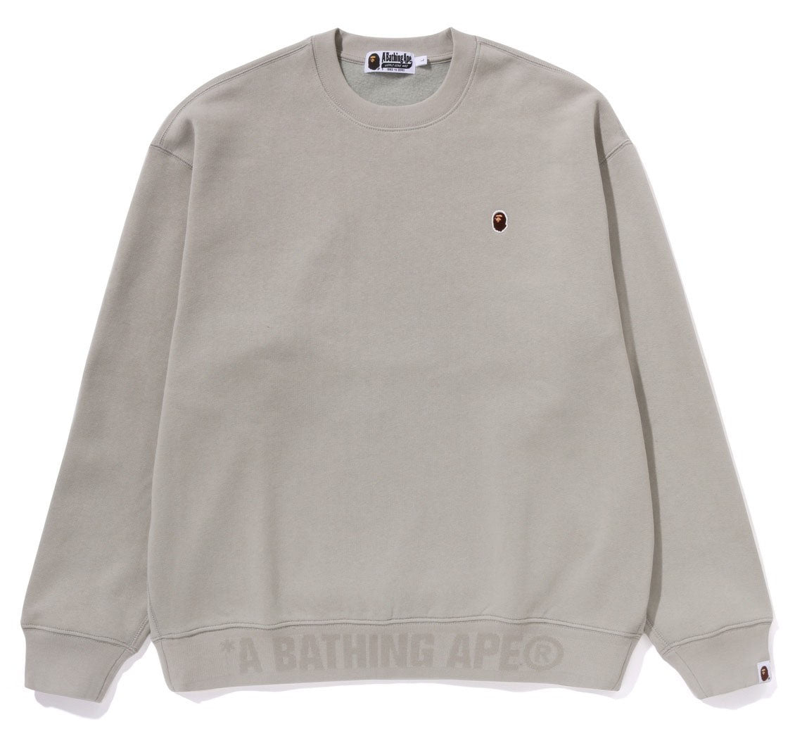 A BATHING APE APE HEAD ONE POINT CREWNECK – happyjagabee store