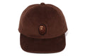 A BATHING APE APE HEAD CORDUROY CAP