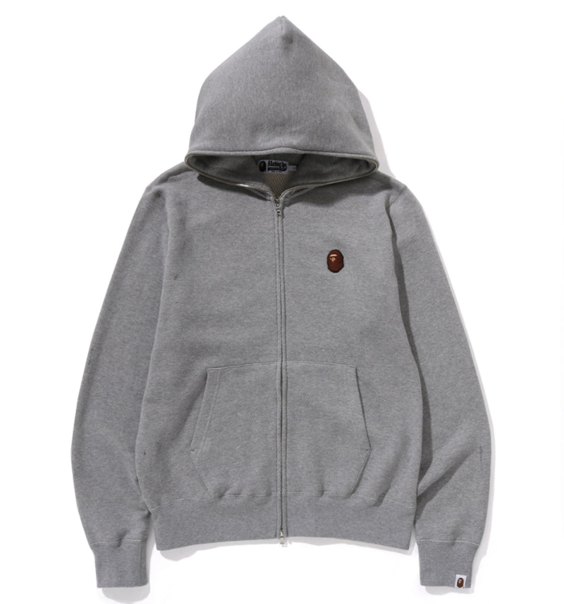 A BATHING APE ONE POINT FULL ZIP HOODIE