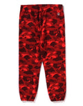 A BATHING APE COLOR CAMO SWEAT PANTS