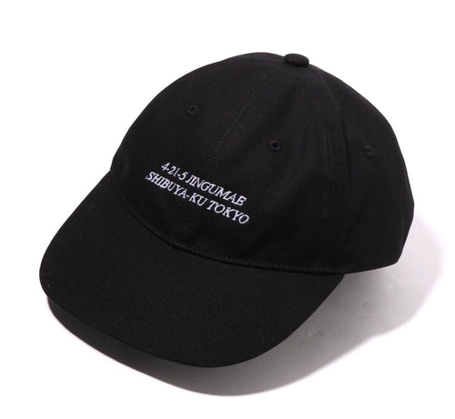 A BATHING APE SOLID SLOGAN CAP