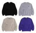 A BATHING APE ONE POINT RELAXED FIT CREWNECK SWEAT SHIRT