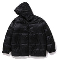 A BATHING APE SHARK RELAXED FIT DOWN JACKET