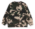 A BATHING APE BAPE KIDS MAP CAMO BAPE CREWNECK SWEATSHIRT