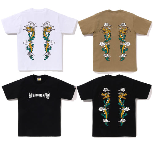 A BATHING APE SOUVENIR DRAGON TEE