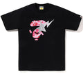 A BATHING APE ABC CAMO APE FACE STA TEE