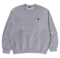 A BATHING APE ONE POINT RELAXED FIT CREWNECK SWEAT SHIRT