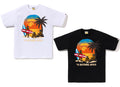 A BATHING APE SUNSET BEACH APE HEAD TEE