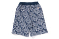 A BATHING APE BAPE KIDS BANANA MILO KNIT JACQUARD SHORTS