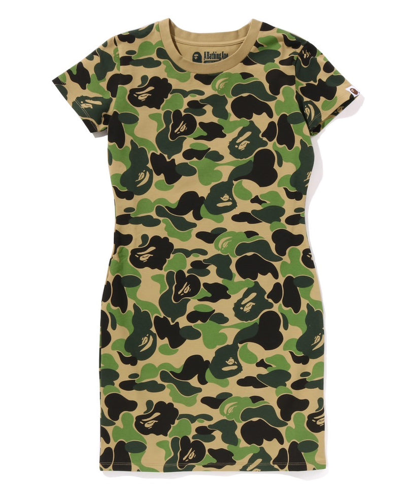 A BATHING APE Ladies' ABC CAMO JERSEY DRESS